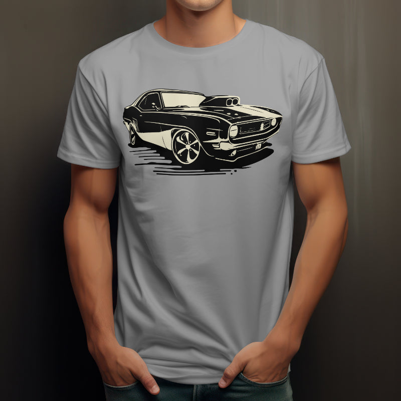 Classic Car Challenger VD- T Shirt