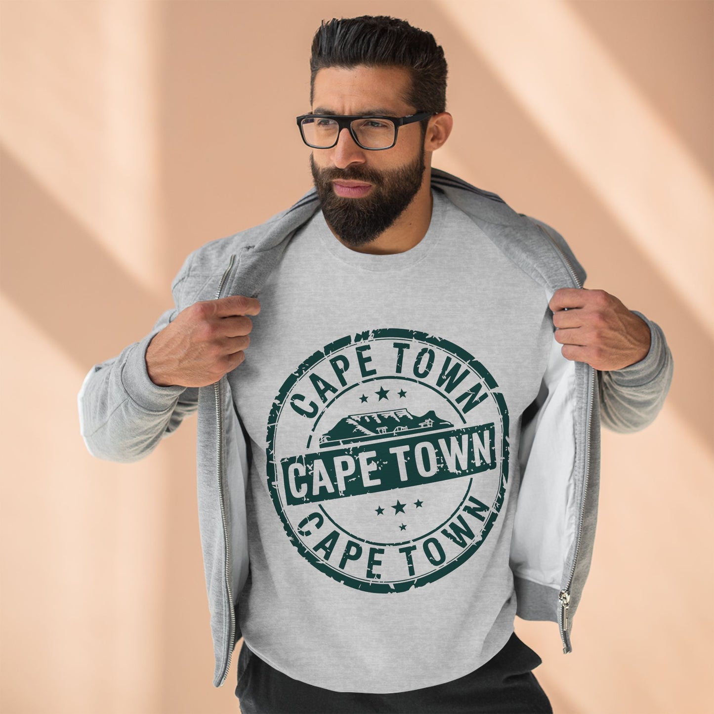 Unisex Sweatshirt - Passport Stamp - CapeTown