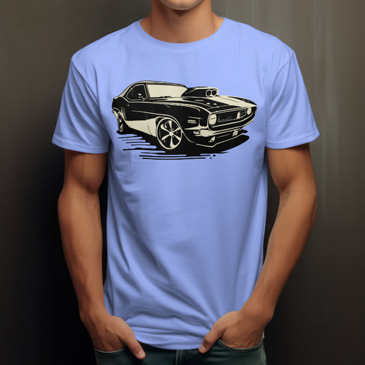 Classic Car Challenger VD- T Shirt
