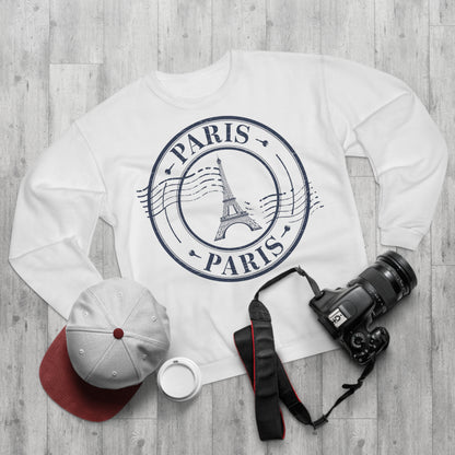 Unisex Sweatshirt - Passport Stamp - Paris