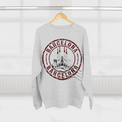 Unisex Sweatshirt - Passport Stamp - Barcelona