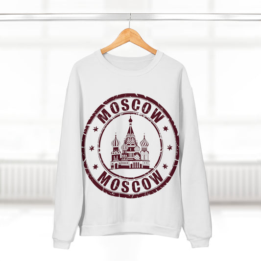 Unisex Sweatshirt - Passport Stamp - Moscow