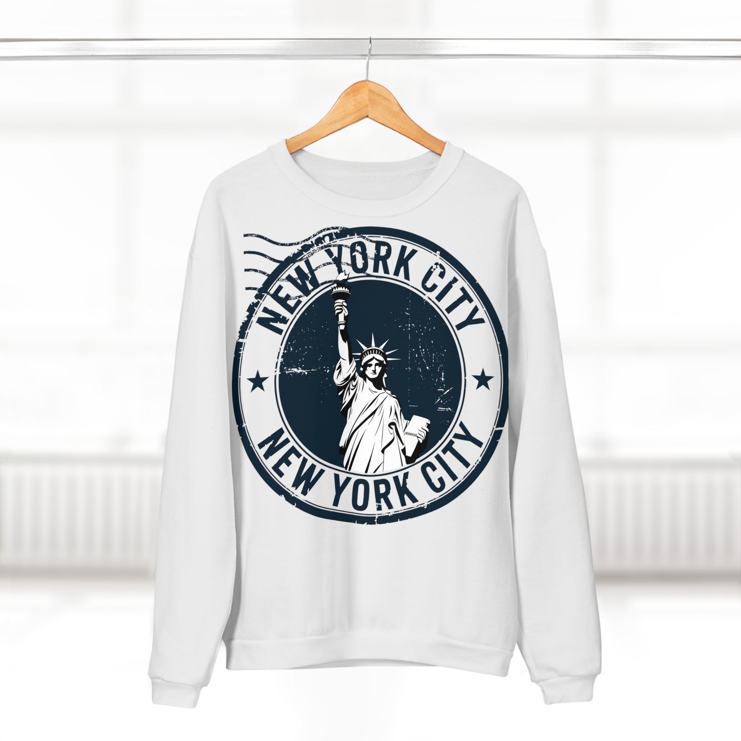 Unisex Sweatshirt - Passport Stamp - NY City