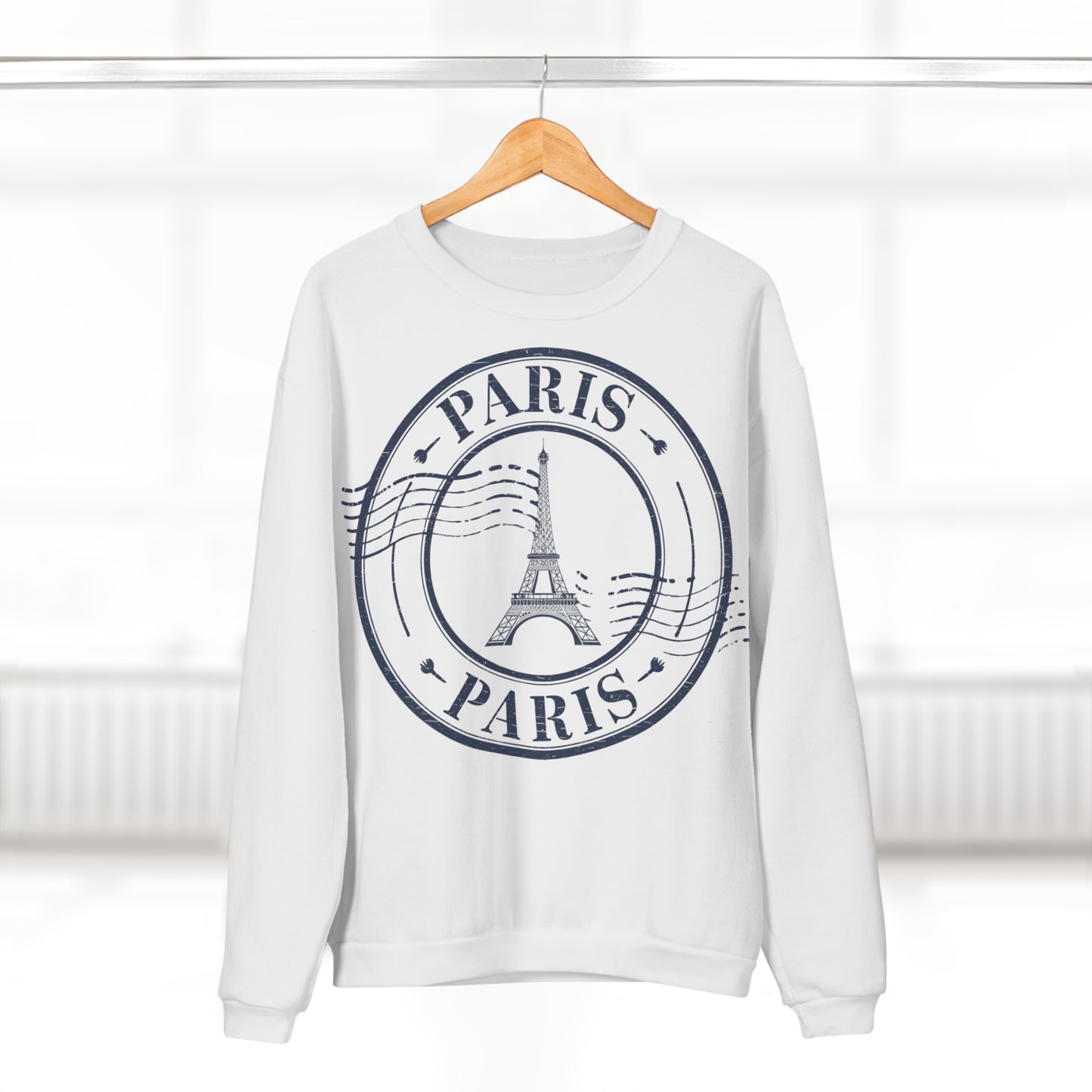 Unisex Sweatshirt - Passport Stamp - Paris