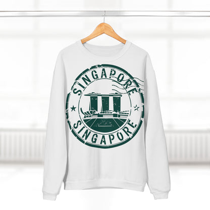 Unisex Sweatshirt - Passport Stamp - Singapore