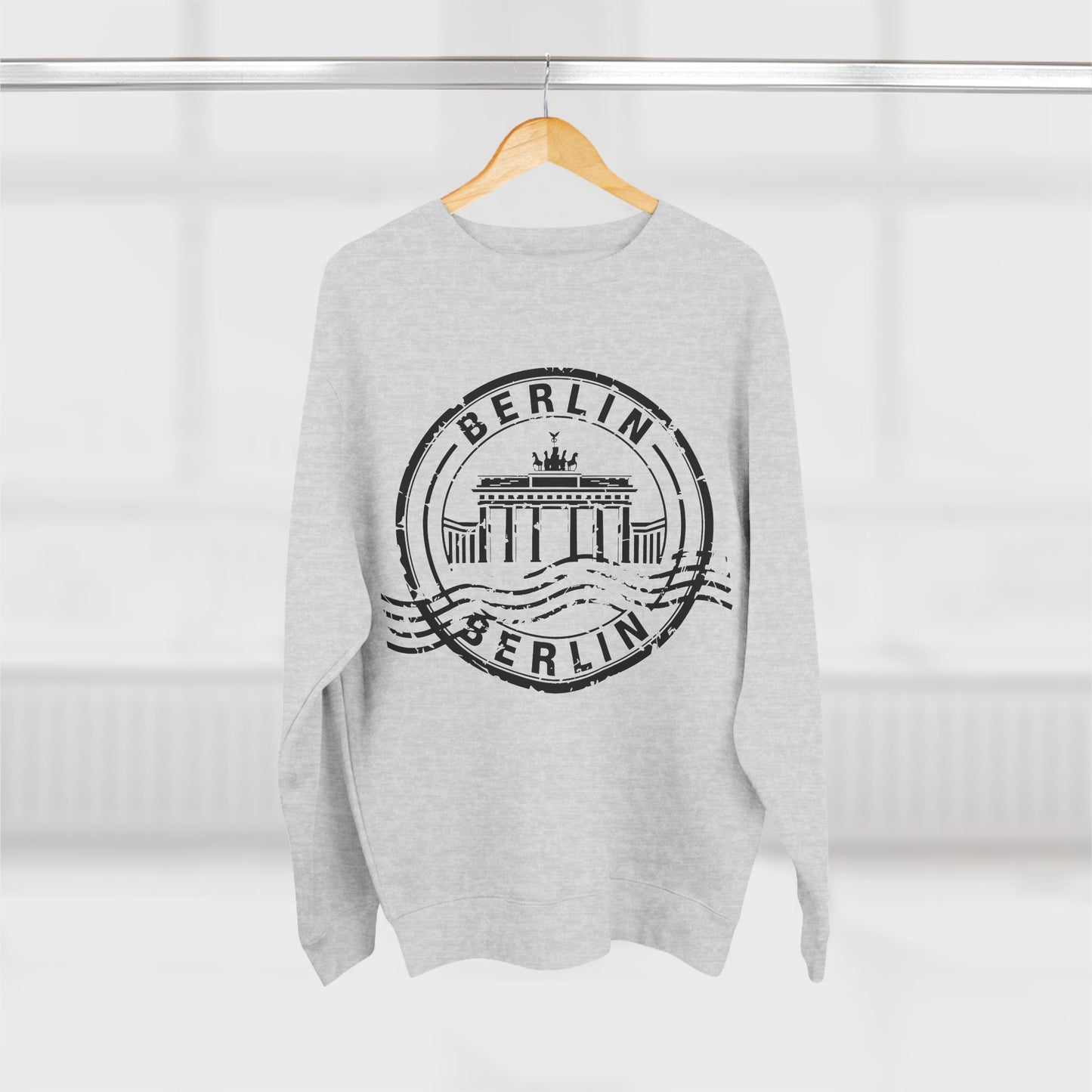 Unisex Sweatshirt - Passport Stamp - Berlin