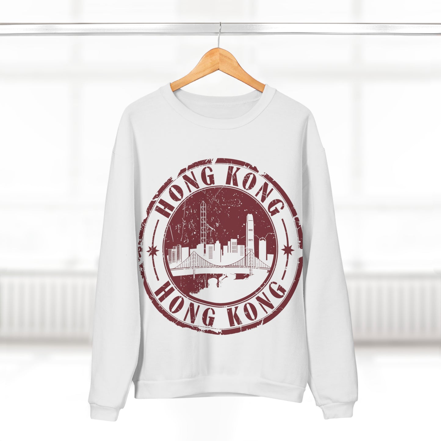 Unisex Sweatshirt - Passport Stamp - HongKong