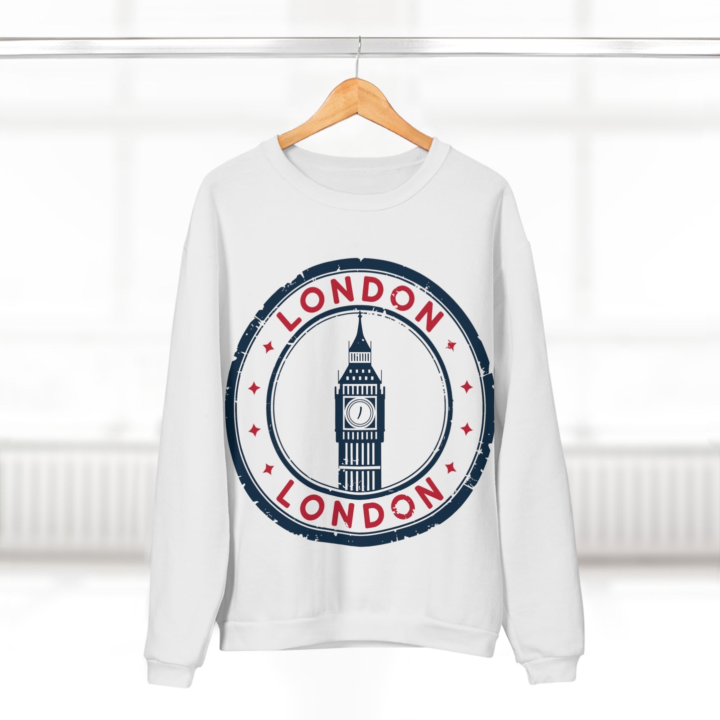 Unisex Sweatshirt - Passport Stamp - London