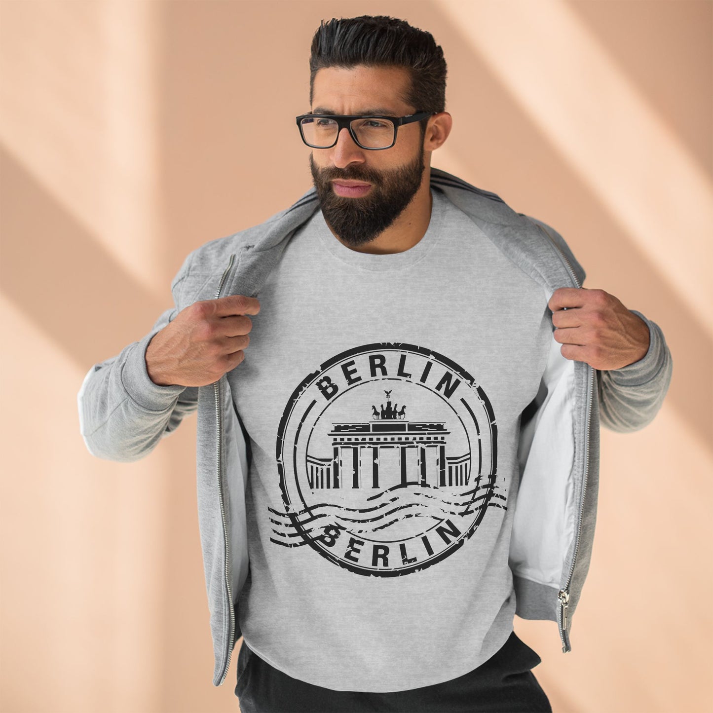 Unisex Sweatshirt - Passport Stamp - Berlin