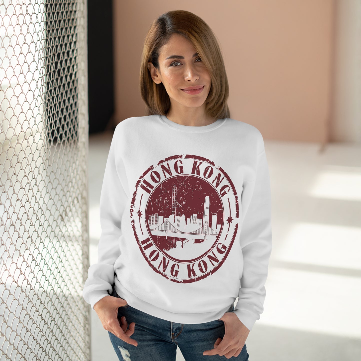 Unisex Sweatshirt - Passport Stamp - HongKong