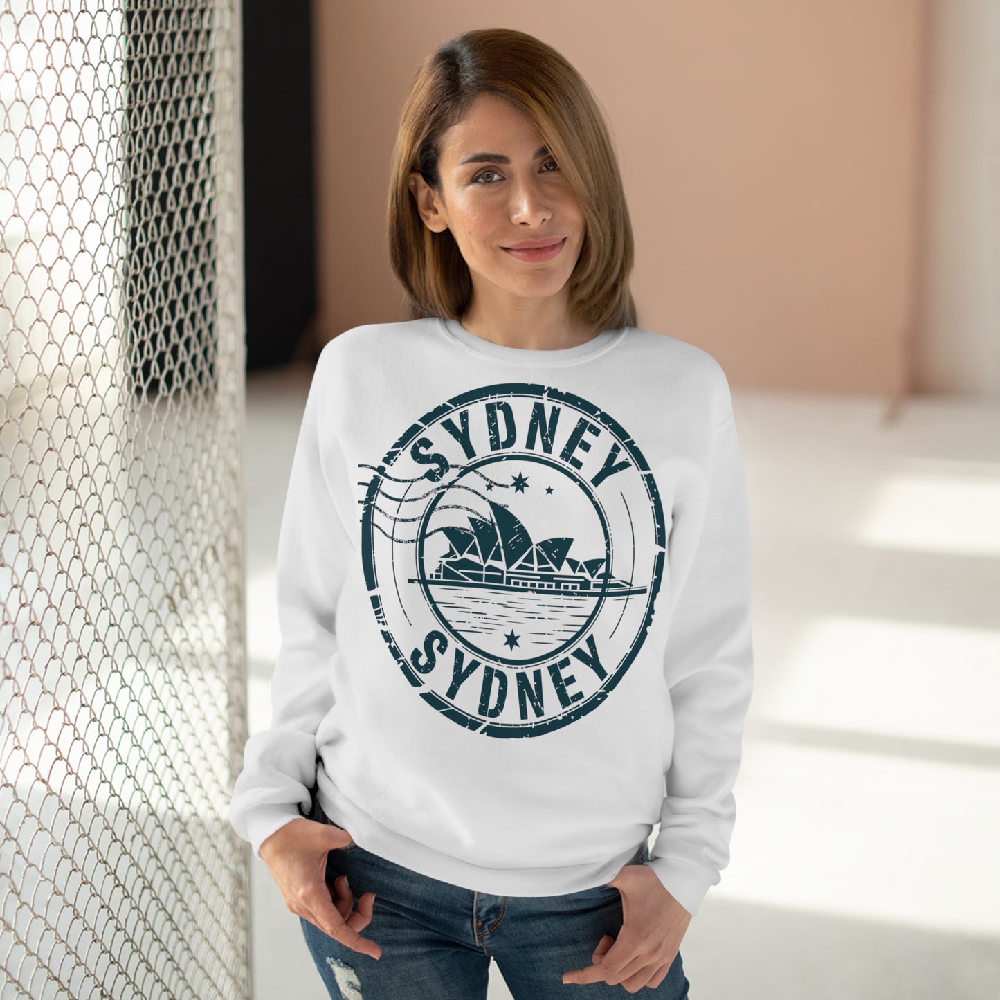 Unisex Sweatshirt - Passport Stamp - Sydney