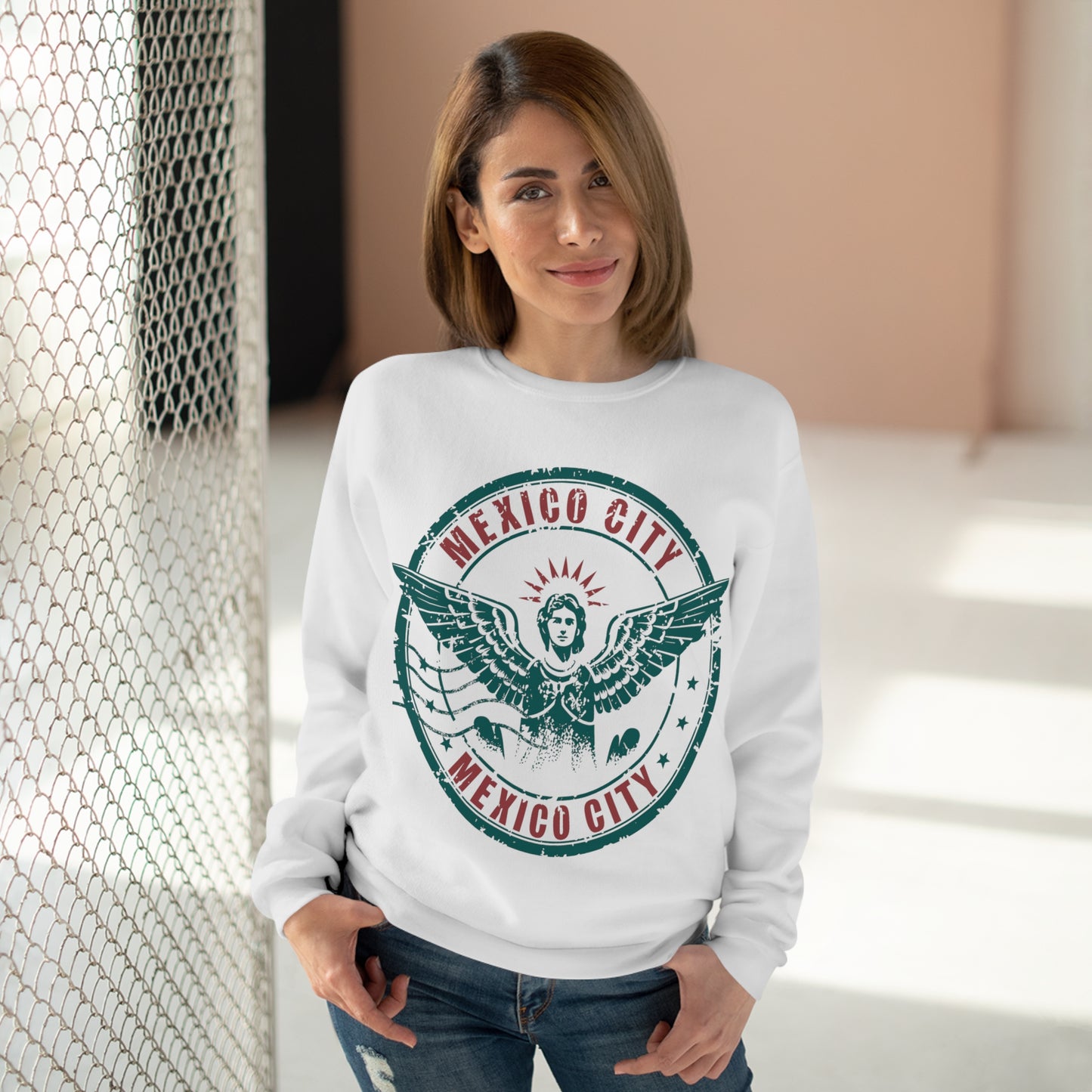 Unisex Sweatshirt - Passport Stamp - Mexico City