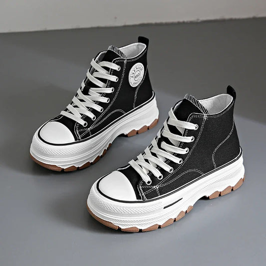 Women Canvas High Top Shoes