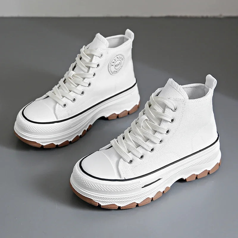 Women Canvas High Top Shoes